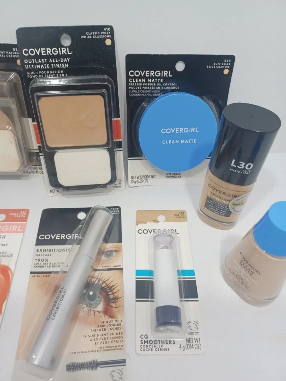 COVERGIRL Lot of 10 Mixed Makeup #2